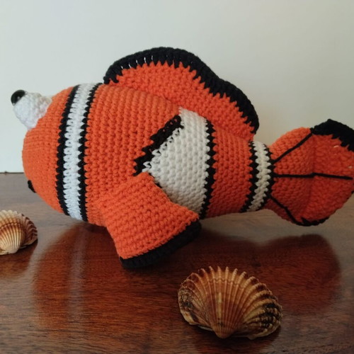 Handmade amigurumi clown fish new