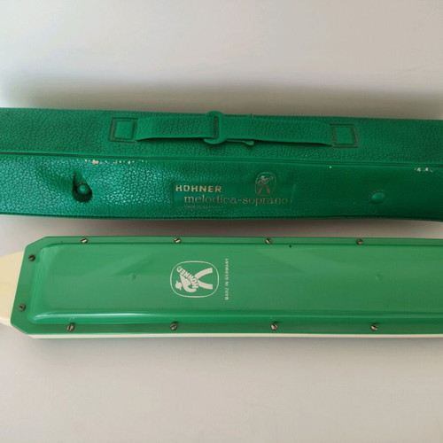 Hohner Melodica Soprano used, collectible with original case