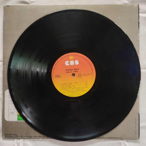 Billy Joel Piano Man vinyl record used, rock 1978