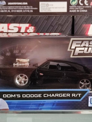 Fast & Furious Dom's Dodge Charger R/T μεταλλικό μοντέλο σαν καινούργιο 1:32