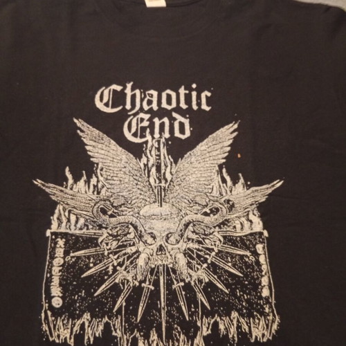 Chaotic End T-shirt Large, Gildan, mint condition