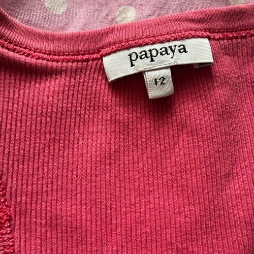 Coral pink blouse like new, size L