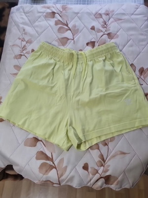 Adidas women's cotton shorts new, yellow, size M