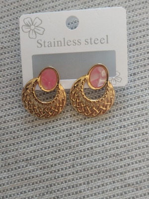 Earrings stainless steel new