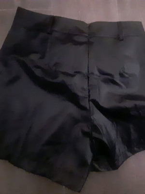 Black shorts-skirt like leather women's M Shein like new
