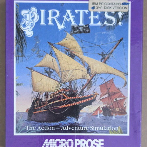 Pirates used PC game MicroProse without manual