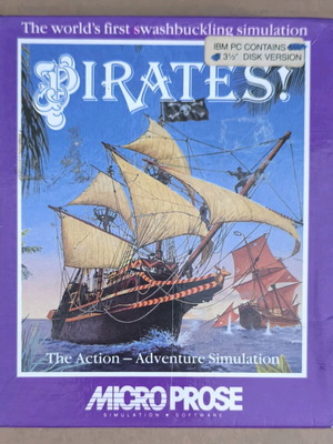 Pirates used PC game MicroProse without manual
