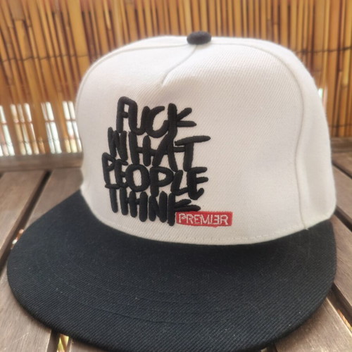 Premier Hip Hop Hat like new, white polyester