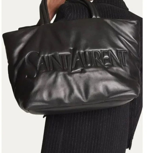 YSL Lambskin Tote New Black Shoulder Bag