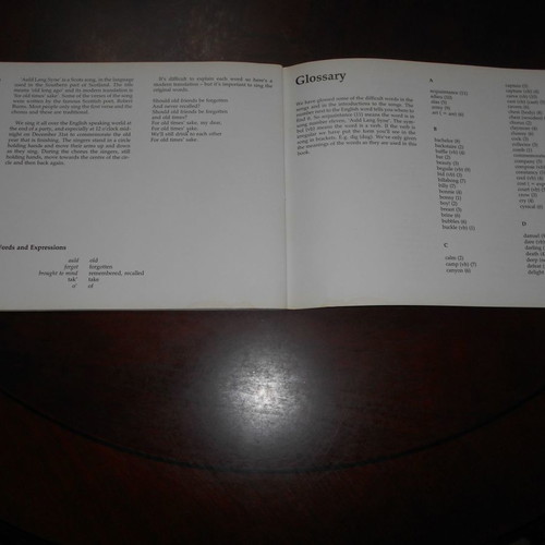 Songs Alive music book used, lyrics and sheet music