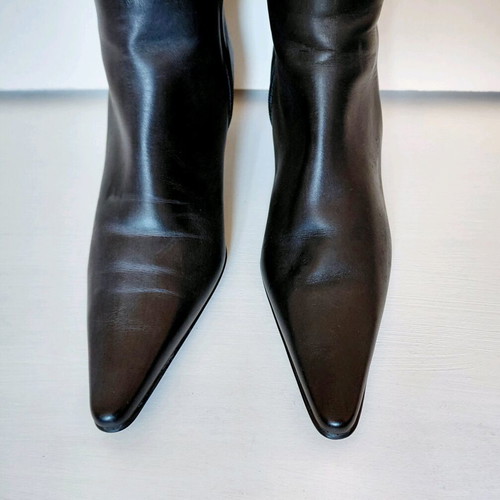 Wonders leather black boots new, size 40