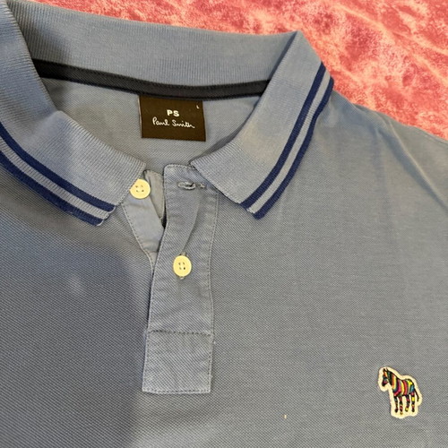 Paul Smith polo shirt large like new, slim fit, blue
