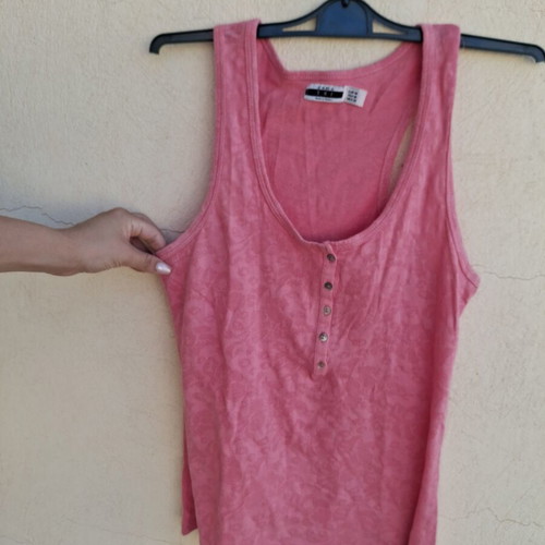 Zara sleeveless women's top medium pink used