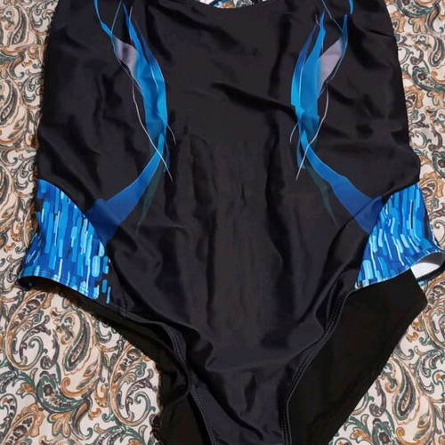Athletic swimsuit 5XL new, blue