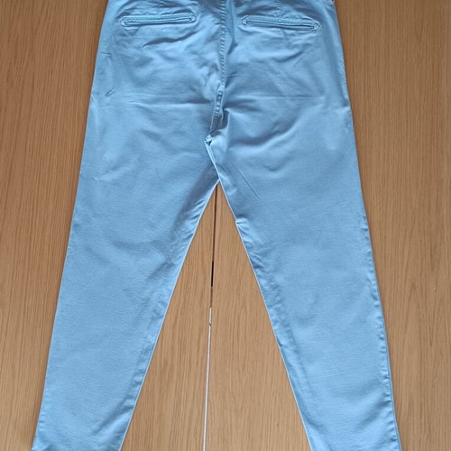 Zara Man Premium Chino Pants turquoise slim fit like new, size L