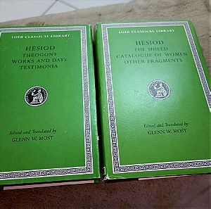 Ησιόδου Άπαντα εκδόσεις loeb classical library Harvard university press 2 τόμοι