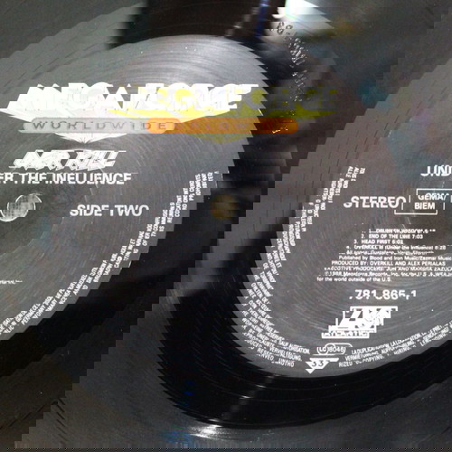 Overkill Under The Influence βινύλιο LP άλμπουμ μεταχειρισμένο, metal