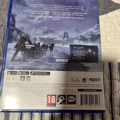 God of War Ragnarok PS5 game like new