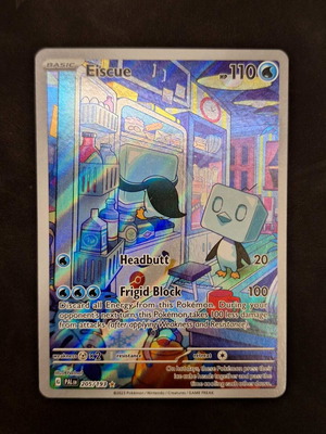 Eiscue Illustration σπάνια κάρτα Pokemon Paldea Evolved νέα