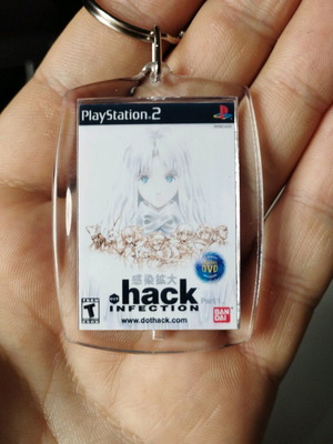 .hack Part 1 Infection PlayStation 2 acrylic keychain