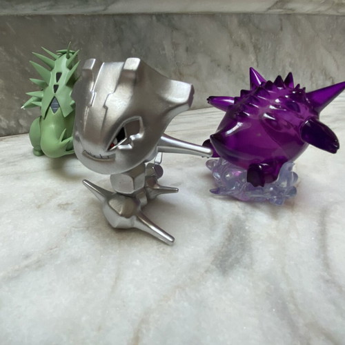 Pokemon figures pack used with Tyranitar, Gengar, Steelix