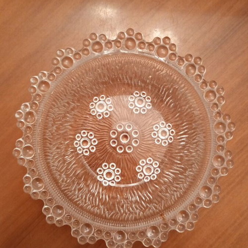 Masserini Barocco vintage glass dessert bowls set of 3