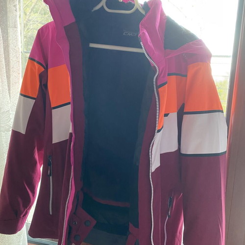 CMP women's jacket like new, pink and orange, size S