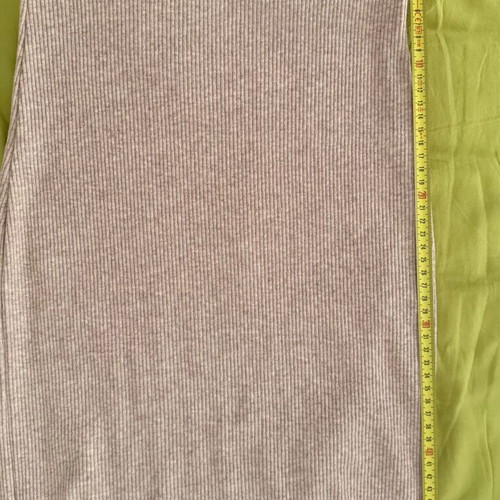 Bershka mini dress beige with adjustable bust cord, size S