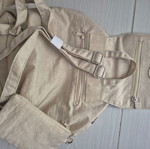 Backpack new beige with multiple pockets