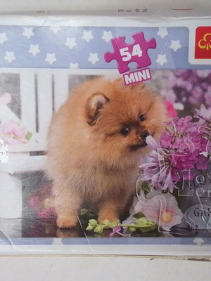 Mini puzzle Pets Trefi 54 pieces used