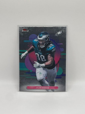 2025 Topps Finest Jalen Carter Uncommon Refractor Eagles #190 καινούργιο