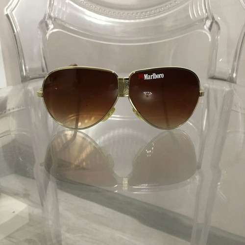 Marlboro vintage gold-tone folding aviator sunglasses