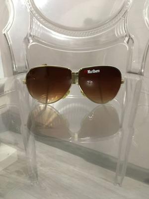 Marlboro βίντατζ χρυσές πτυσσόμενες γυαλιά ηλίου aviator