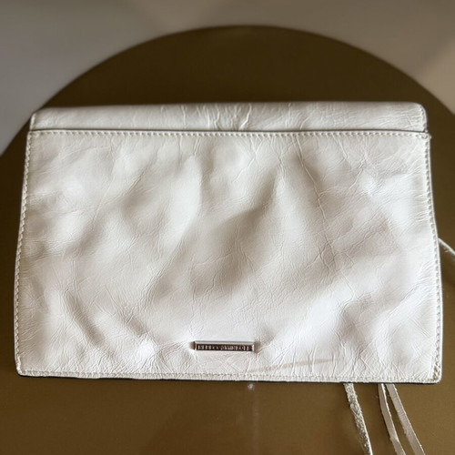 Rebecca Minkoff leather shoulder bag new, white, clutch and crossbody
