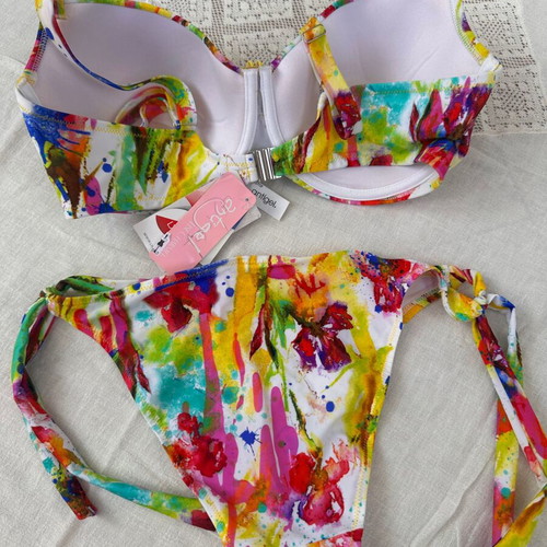 Lise Charmel Antigel swimsuit new, colorful, size 75F/L