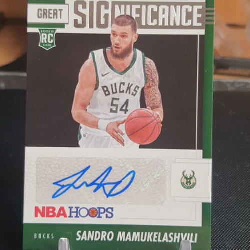 Panini NBA Hoops 2021-22 Sandro Mamukelashvili RC Auto like new