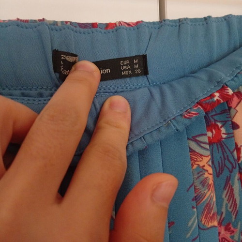 Zara midi pleated skirt multicolor like new