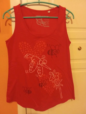 Kukuxumusu top medium red like new
