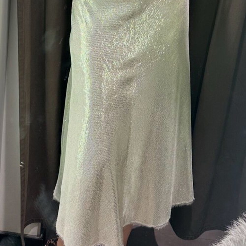 Zara skirt new with mini sequins gold and silver