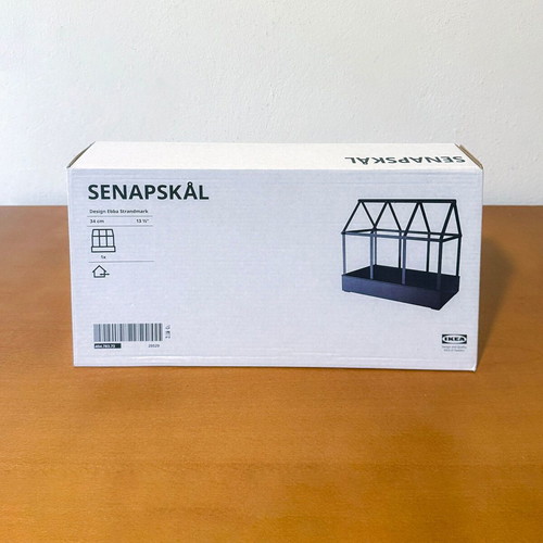 IKEA Senapskal Metal Decorative Greenhouse Planter New
