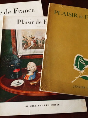 Plaisir de France περιοδικά μεταχειρισμένα, 3 σπάνια γαλλικά τεύχη 1956-1959