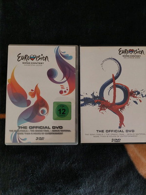 Eurovision discs like new, 2 pieces with case