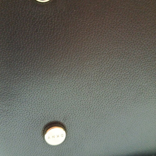 DKNY shoulder bag new, black leather with dust bag