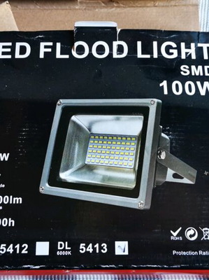Προβολείς LED Spotlight 100W SMD πακέτο 4 τεμαχίων καινούργιοι