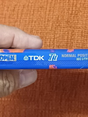 TDK cassette 60min T1 new, sealed