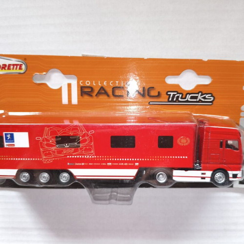 Majorette Man TGX Peugeot 206 WRC Team Truck 1:87 Scale New