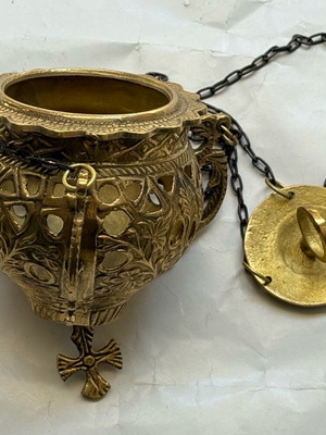 Καντήλι παλιό μπρούτζινο μεταχειρισμένο