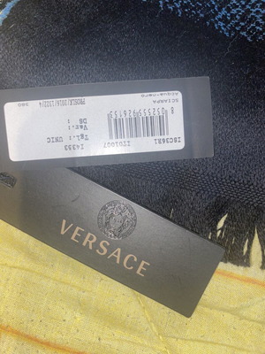Versace authentic scarf with tags