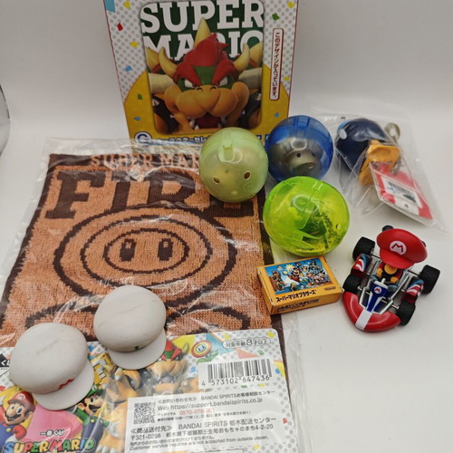 Super Mario merch bundle used, official collectibles