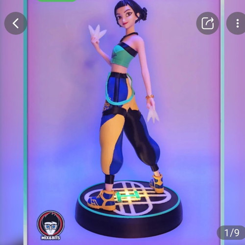 Zoey Fanart Exclusive 3D Printed Figure 39 cm new